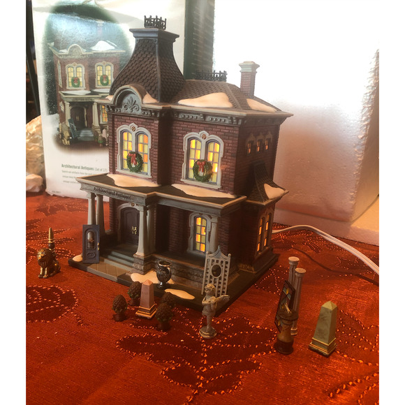 Department 56 58927 Architectural Antiques 17 pieces Rare Retired Snow Village - Picture 7 of 16